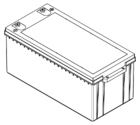 12V 200 AKÜ Dimensions (4)